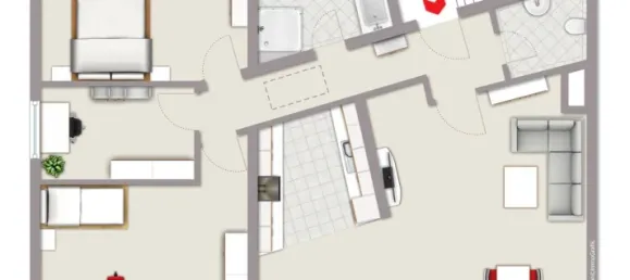 3 bedrooms Apartment in Offenbach, Germany No. 283006 14