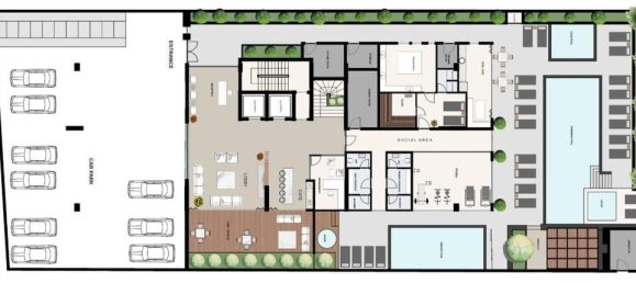 2غرفة شقة في Alanya, Turkey رقم 10131 15