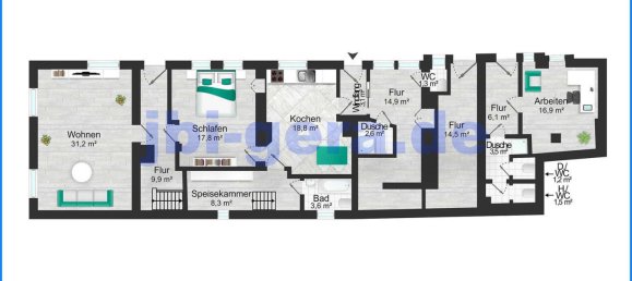 5 غرف نوم مزرعة في Burgenlandkreis, Germany رقم 58379 16