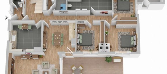 Бунгало с 5 комнатами в Verden, Германия № 290106 16