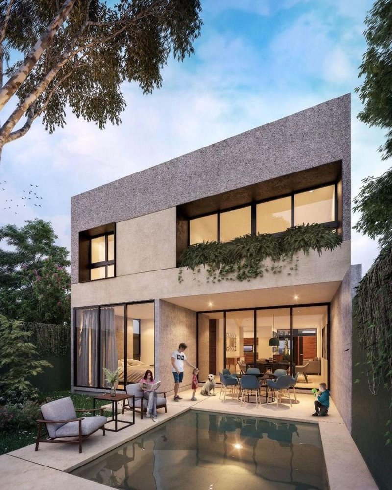 Casa de 4 dormitorios en Mérida, Mexico No. 26715