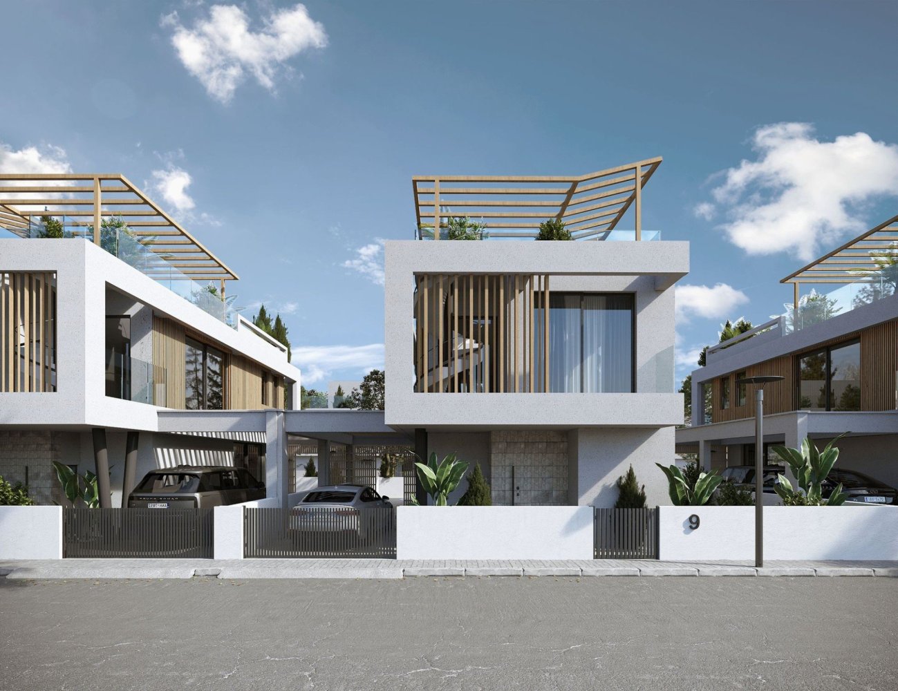 Вилла с 3 спальнями в Протарас, Кипр № 28046