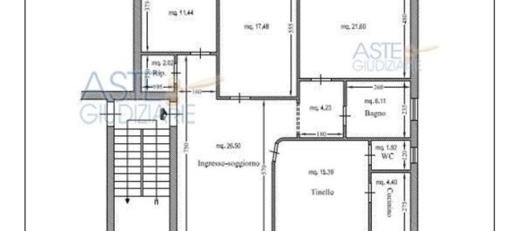 Квартира с 8 комнатами в Джиноза, Италия № 65821 8