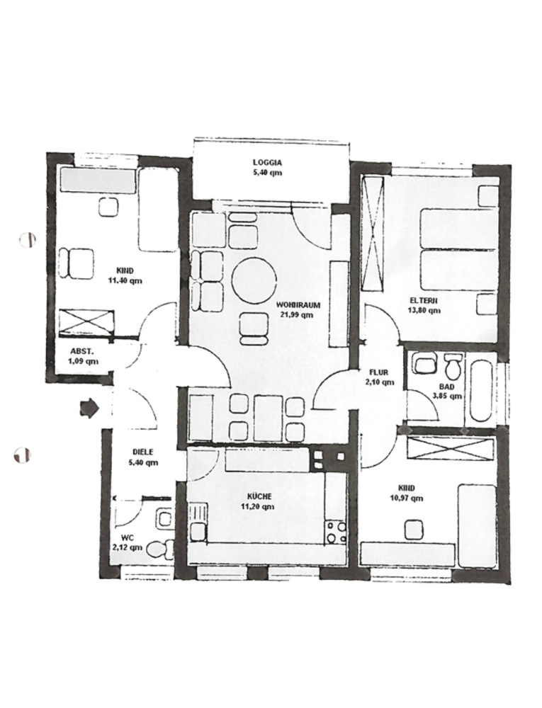 3 غرف نوم شقة في Hochsauerlandkreis, Germany رقم 264927