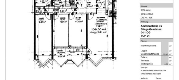 Apartamento de 4 habitaciónes en Hietzing, Austria No. 245765 45
