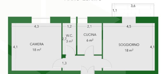 Apartamento de 2 divisões em Molfetta, Italy N.º 21625 2