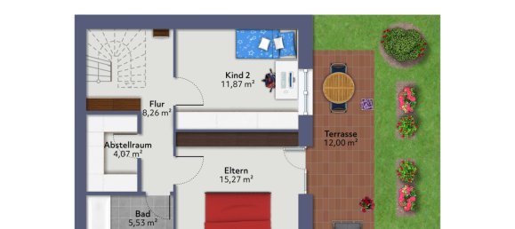 Duplex T3 em Wandsbek, Germany N.º 16153 16