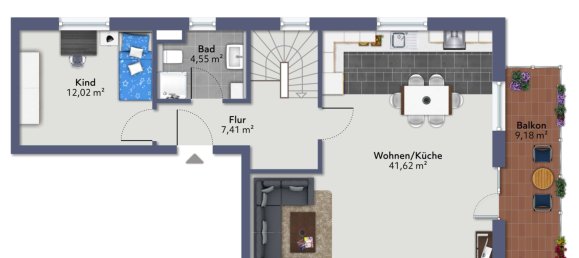 Duplex T3 em Wandsbek, Germany N.º 16153 22