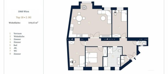 4-Zimmer Wohnung in Mariahilf, Austria, Nr. 241650 17