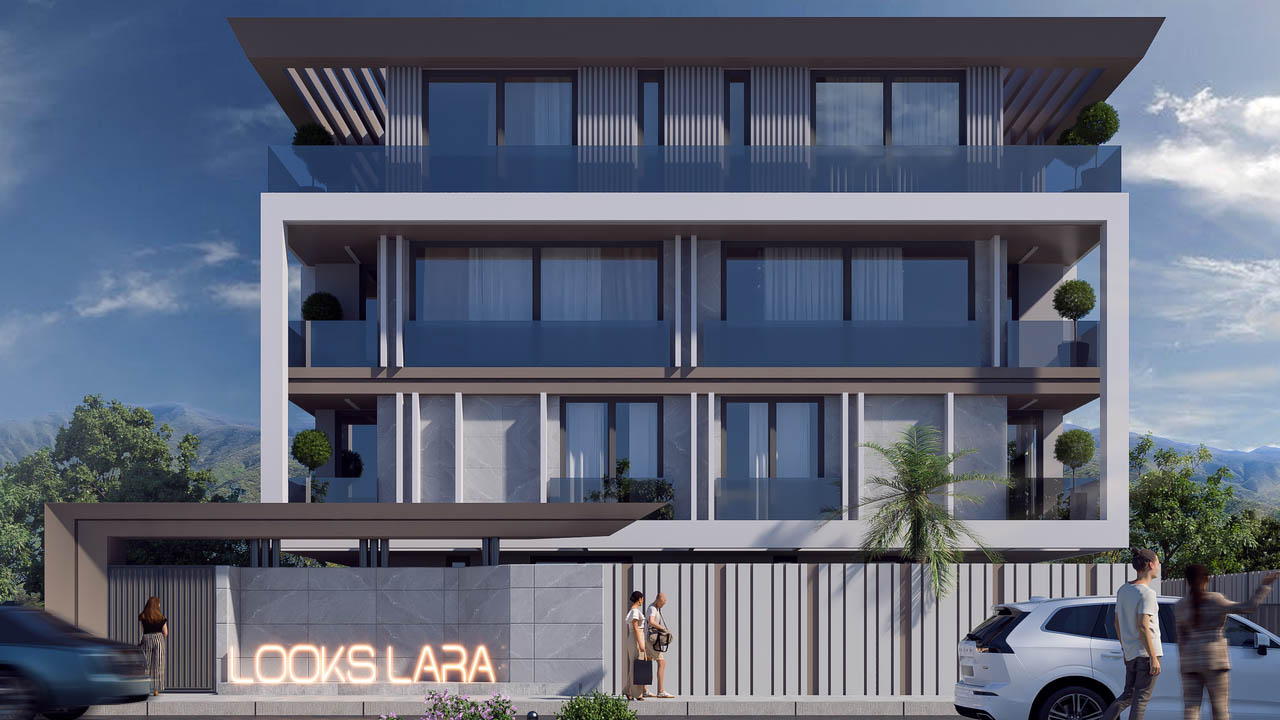 شقة 3+1 في Looks Lara, Muratpasa, Turkey رقم 38439