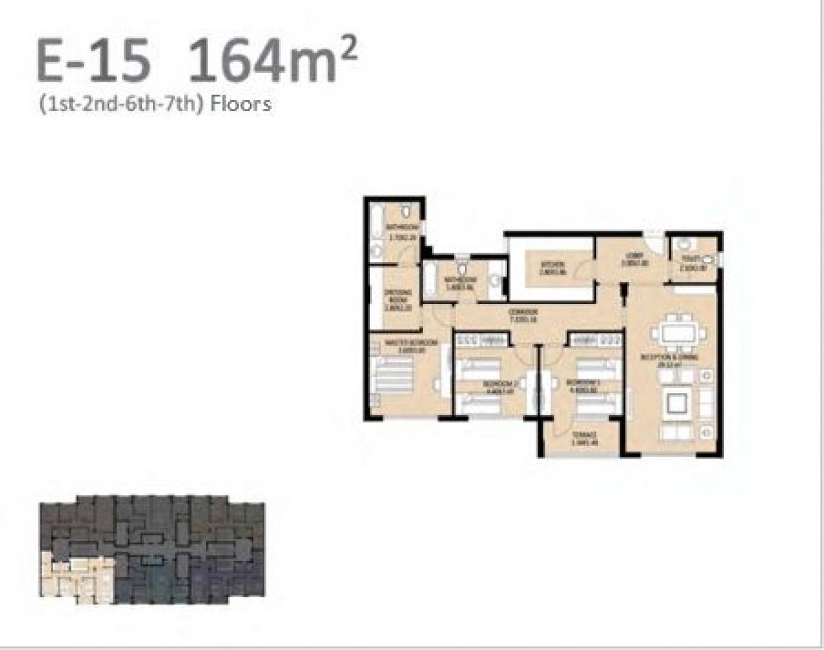 3 chambres Condo à New Capital City, Egypt No. 2444
