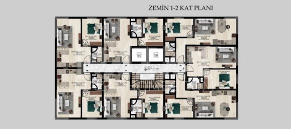 Apartment 1+1 in Alanya, Turkey No. 14402 26