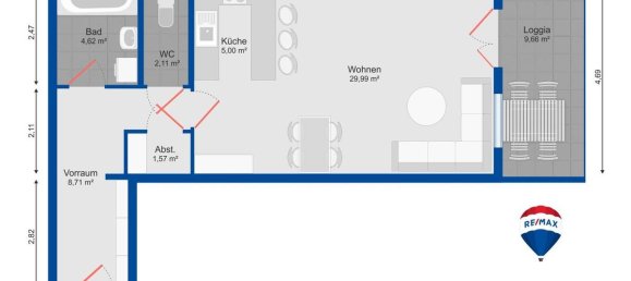 2-salle Appartement à Hernals, Austria No. 76160 14