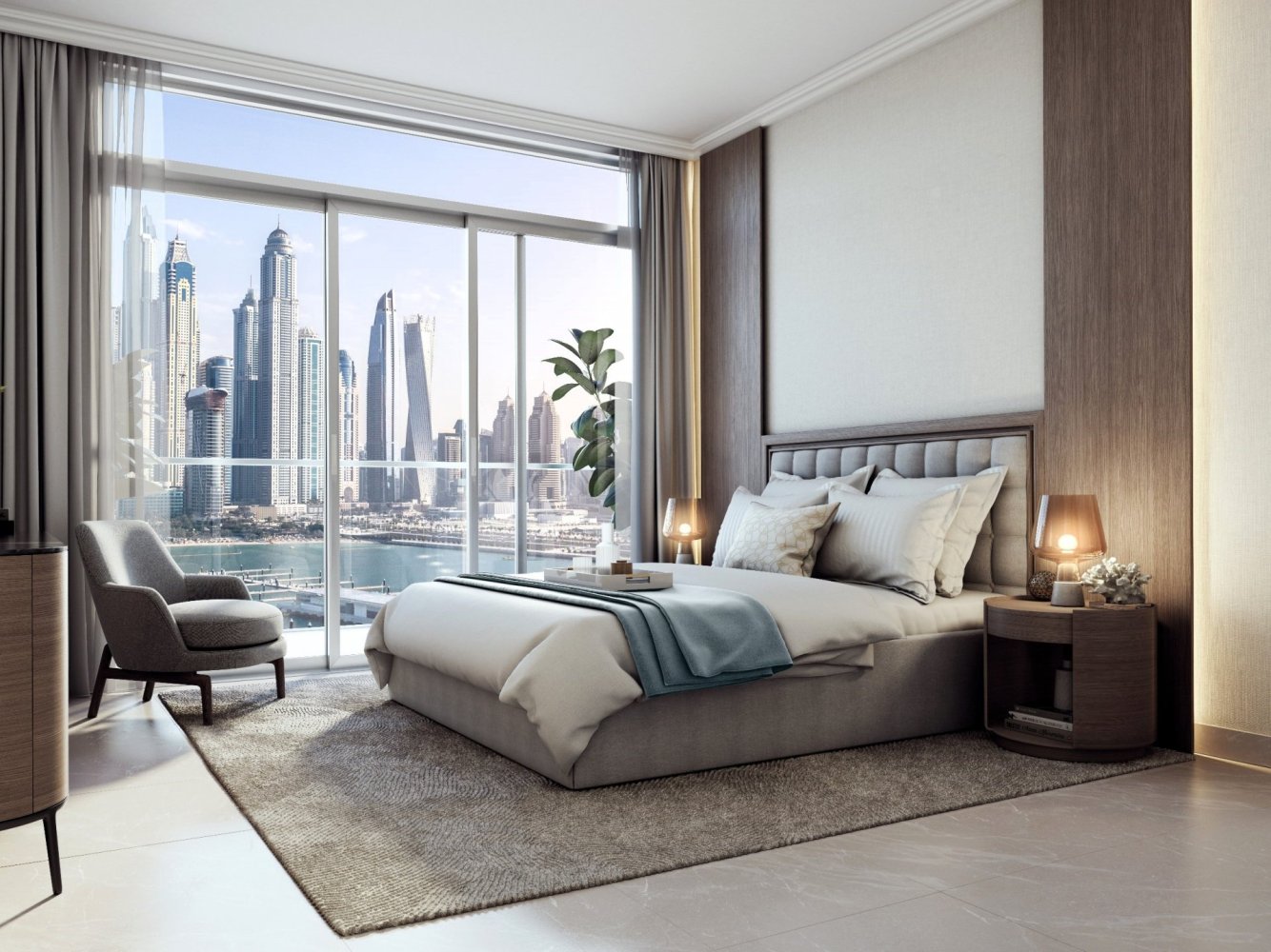 Apartamento de 1 dormitorio en Dubai Marina, UAE No. 102760
