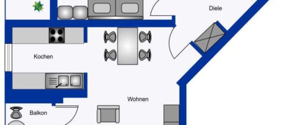 Квартира с 2 комнатами в Висбаден, Германия № 245680 6