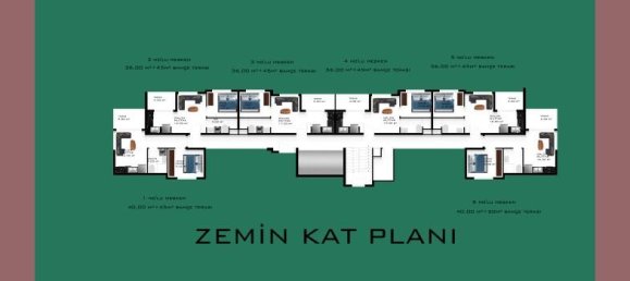 2 rooms Apartment in Alanya, Turkey No. 12888 7