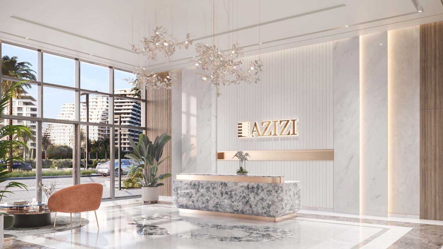 Квартира с 1 спальней в AZIZI VENICE, Dubai South (Dubai World Central), ОАЭ № 61502