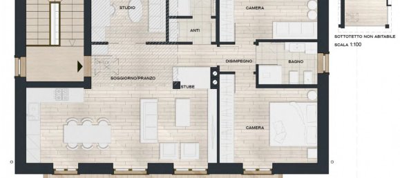 4 rooms Apartment in Falcade, Italy No. 55247 14