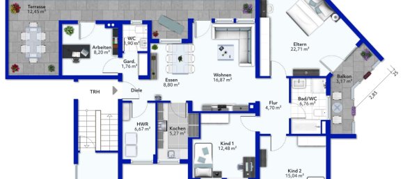 Penthouse T4 em Ortenaukreis, Germany N.º 88468 11