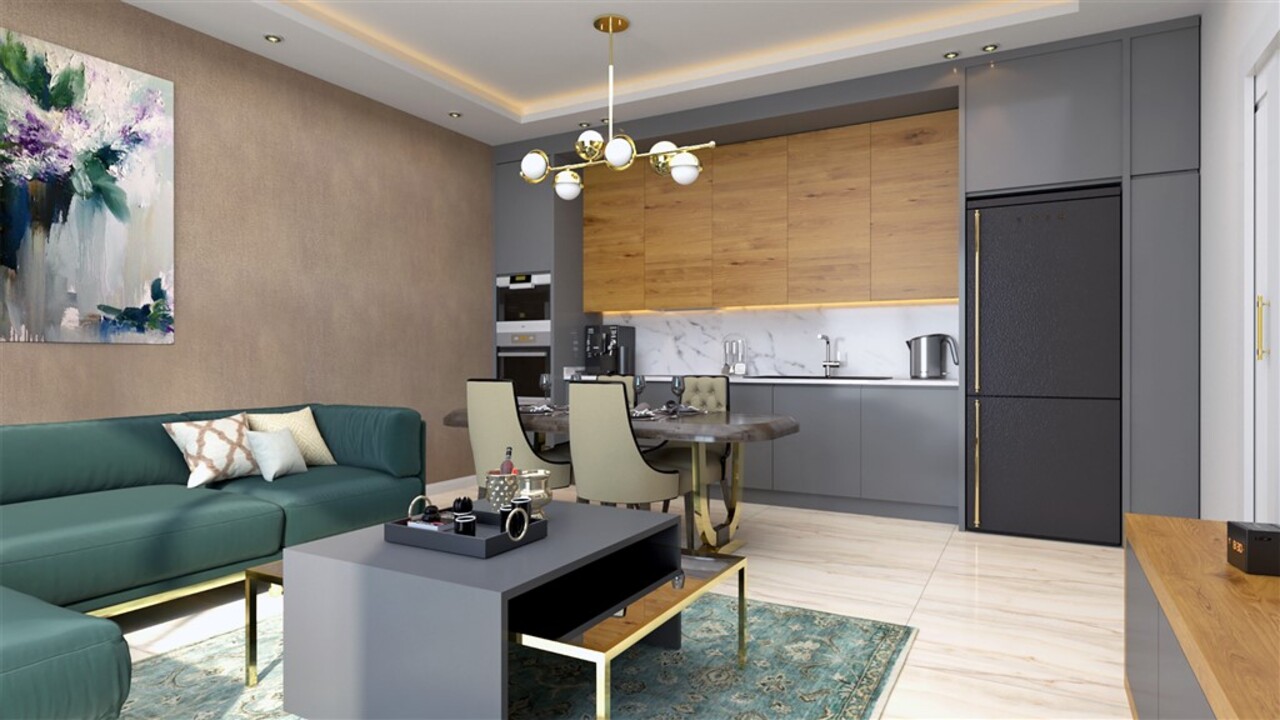 شقة 2+1 في Sapphire Residence, Oba, Turkey رقم 35077