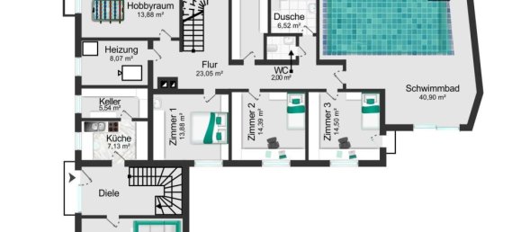 5 bedrooms Villa in Rhein-Neckar-Kreis, Germany No. 276926 3