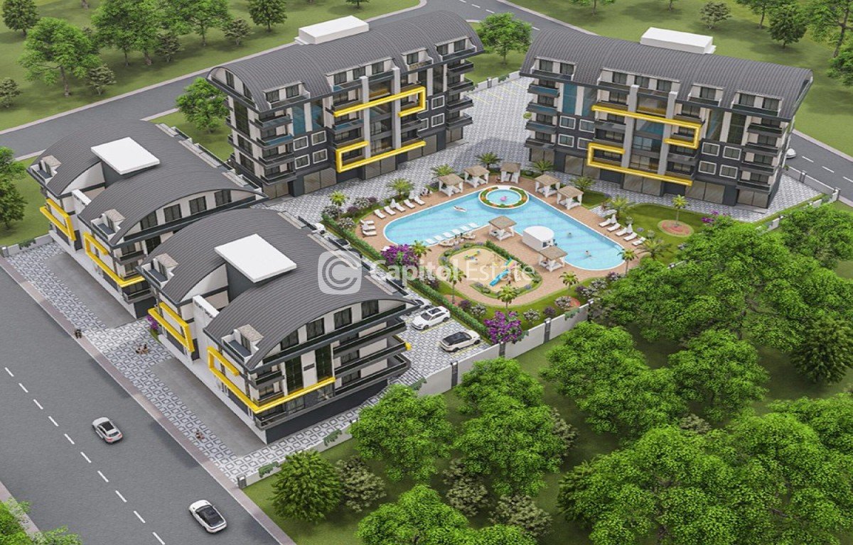 Apartment 1+1 in Antalya, Turkey No. 6594