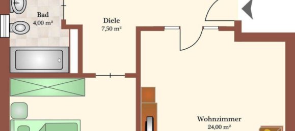 3 rooms Apartment in Wilhelmshaven, Germany No. 280624 11