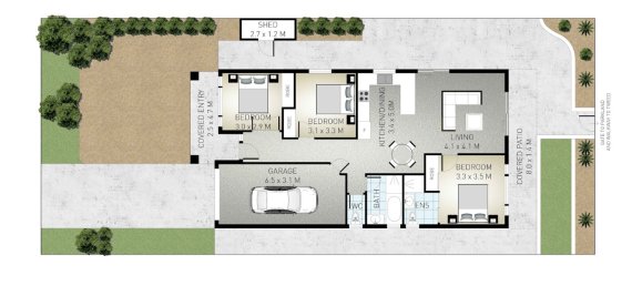 3 غرف نوم منزل في Tweed Heads South, Australia رقم 141 25