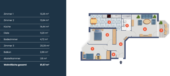 Apartamento de 3 divisões em Neukolln, Germany N.º 299049 12