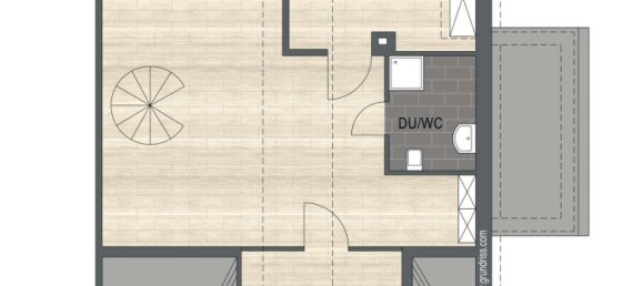 Дуплекс с 2 спальнями в Дюссельдорф, Германия № 112864 23