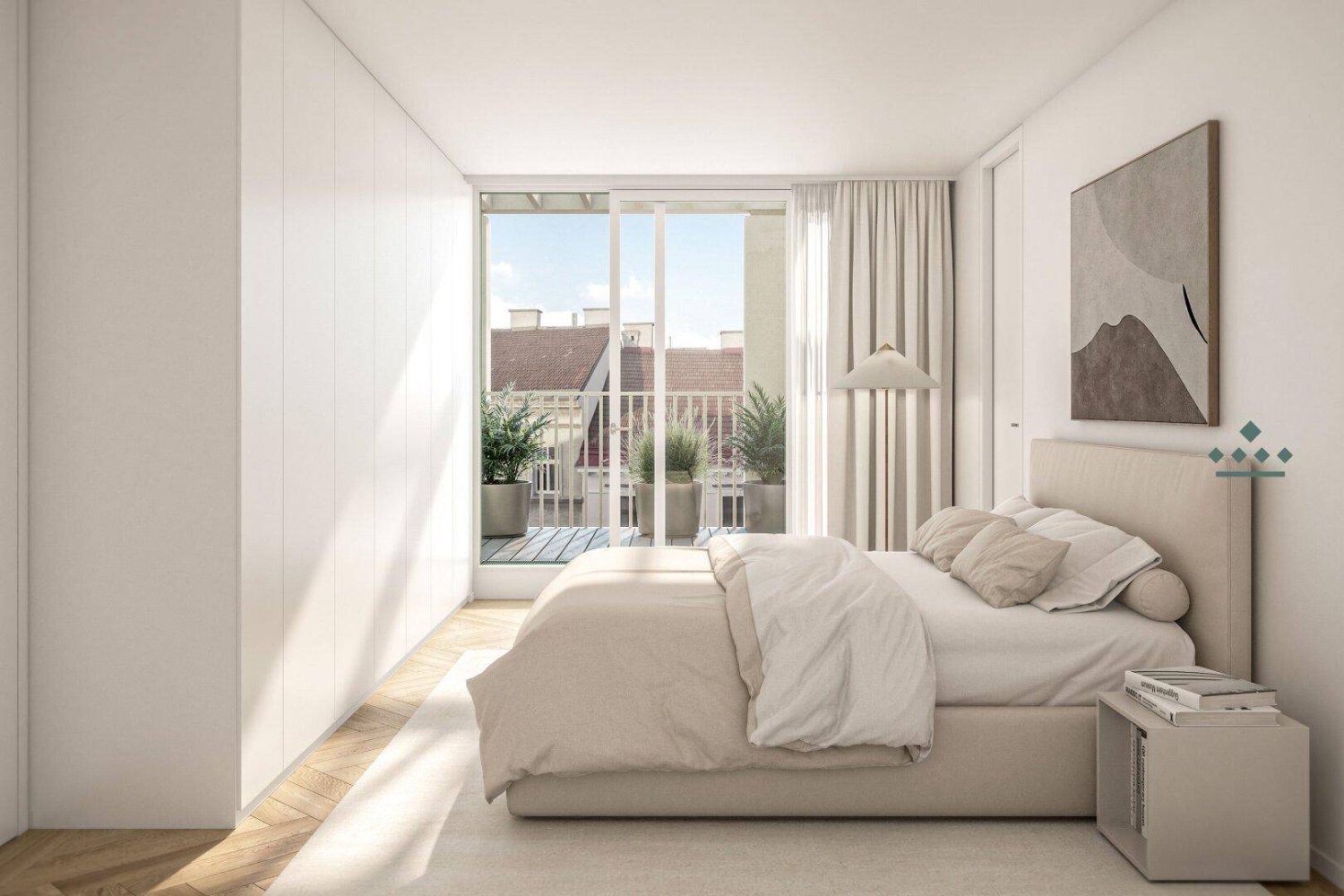 4غرفة شقة في Vienna, Austria رقم 141135