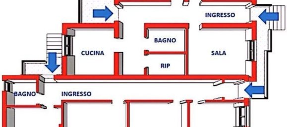 Вилла с 6 комнатами в Кастельнуово ди Чева, Италия № 260614 14