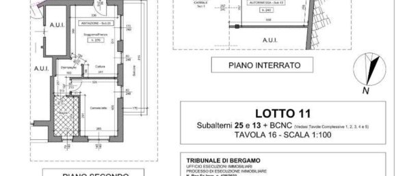 Apartamento de 2 divisões em Ponte San Pietro, Italy N.º 6745 17