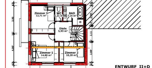 Дом с 2 спальнями в Баден-Вюртемберг, Германия № 63105 17