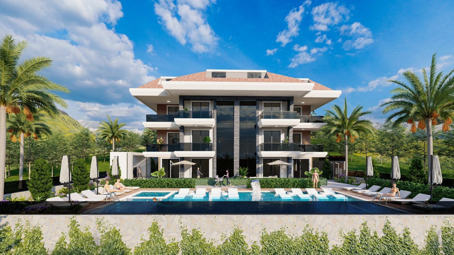 Apartment 4+1 in Alanya, Turkey No. 25827