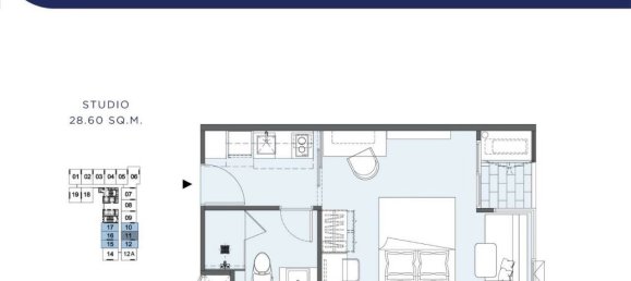 28m² Apartment in Pattaya, Thailand No. 20145 9