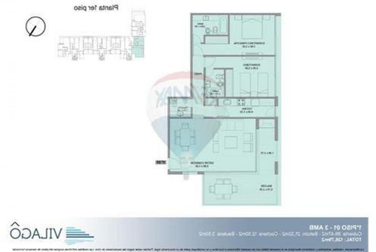 2 Schlafzimmer Wohnung in Tigre, Argentina, Nr. 54607