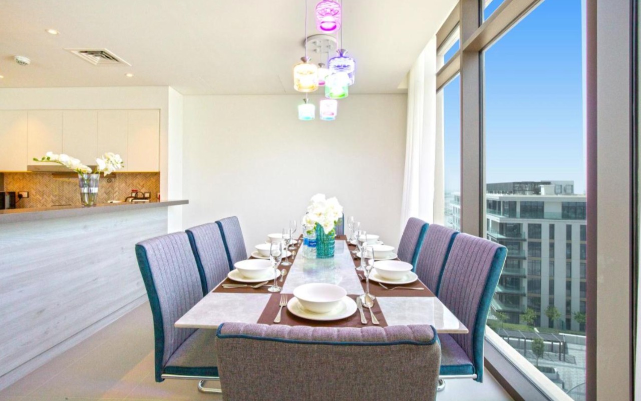 Квартира с 3 спальнями в THE COVE, Дубай, ОАЭ № 61208