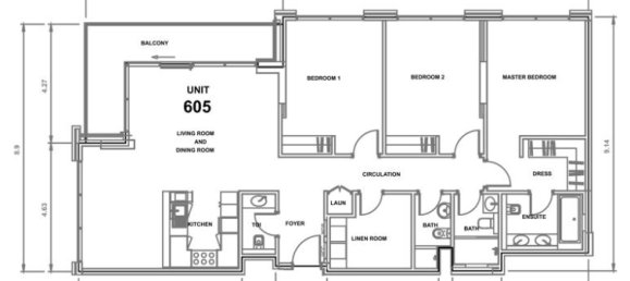 Квартира с 3 спальнями в THE COVE, Дубай, ОАЭ № 61208 2