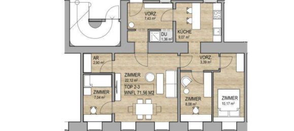 Квартира с 4 комнатами в Вена, Австрия № 90294 5