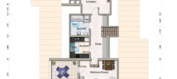 Квартира с 3 комнатами в Бодензе, Германия № 77288 15