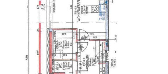2 rooms Apartment in Linz, Austria No. 155212 14