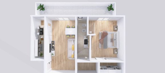 Apartamento de 2 divisões em Bitritto, Italy N.º 27272 2