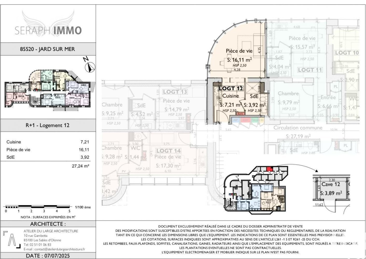 Studio in Vendee, France No. 282504
