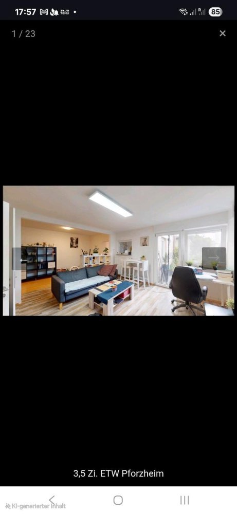 Apartamento T2 em Pforzheim, Germany N.º 266753