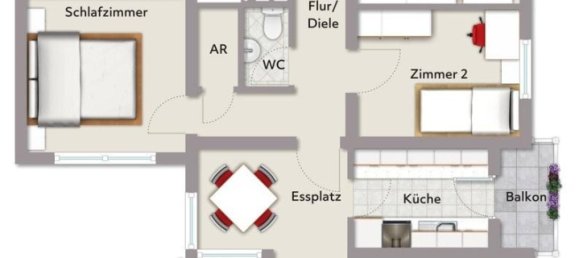 4 rooms Apartment in Nurnberger Land, Germany No. 261997 17