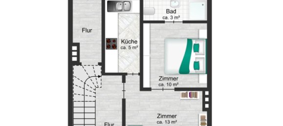 Casa de 5 divisões em Bremerhaven, Germany N.º 297917 8