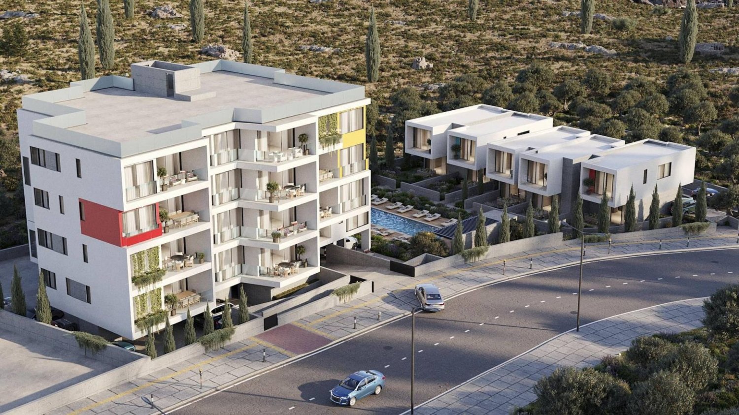 Apartamento T2 em Paphos, Cyprus N.º 172958