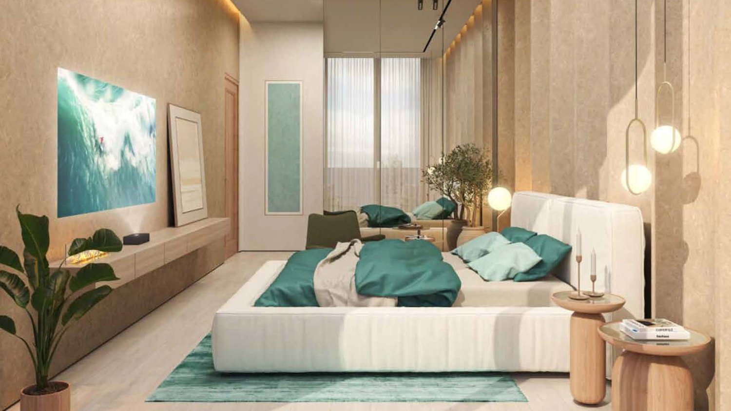 Apartamento T2 em Damac Lagoon Views Phase 3, Golf City, UAE N.º 63665