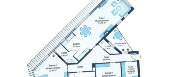 Квартира с 4 комнатами в Крефельд, Германия № 6607 19